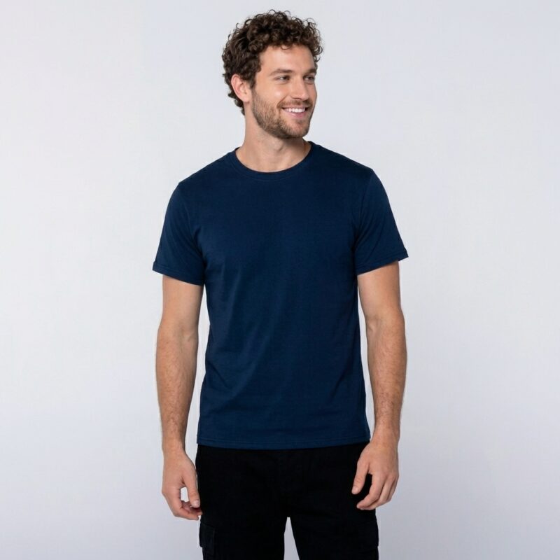 playera cuello redondo manga corta caballero