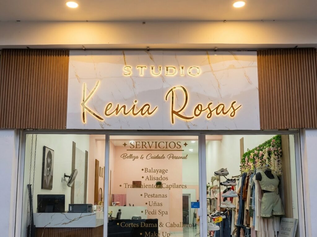 keni rosa acrilico